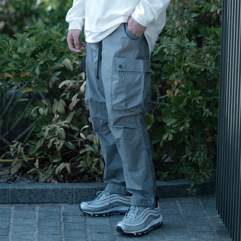 Boysnextdoor 防潑水雙口袋休閒寬褲